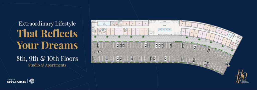 Q Links q hotel at jasmine mall bahria town karachi 8th 9th & 10th floor studio and apartments