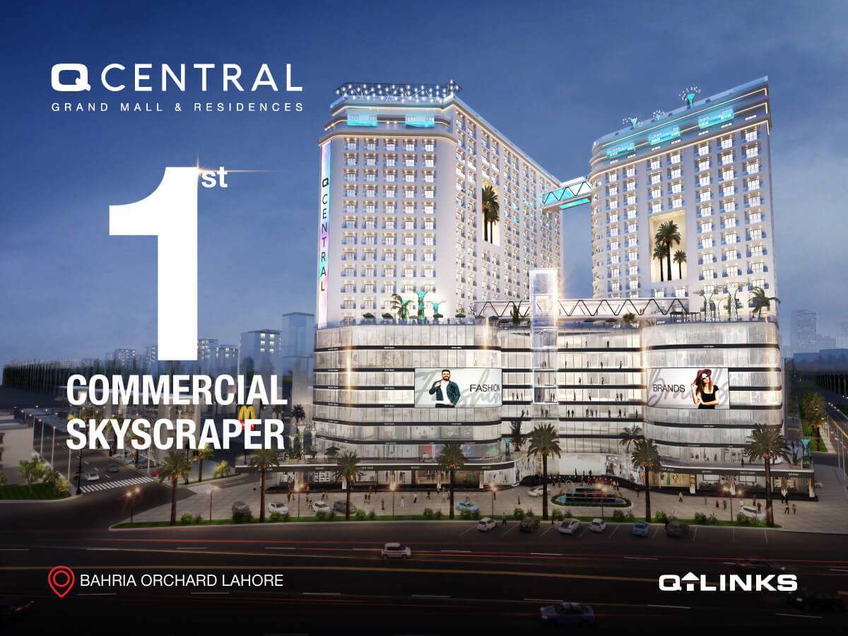 Q-Central-Bahria-Orchard-Skyscraper-Lahore-QLinks
