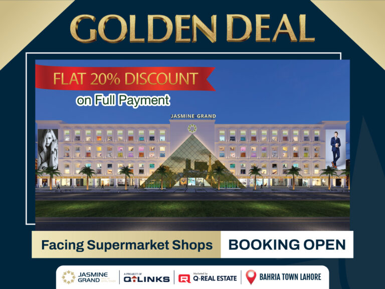 Jasmine-Grand-Mall-Flat-20%-Discount-Facing-Supermarket-Shops-Q-Links-Blog